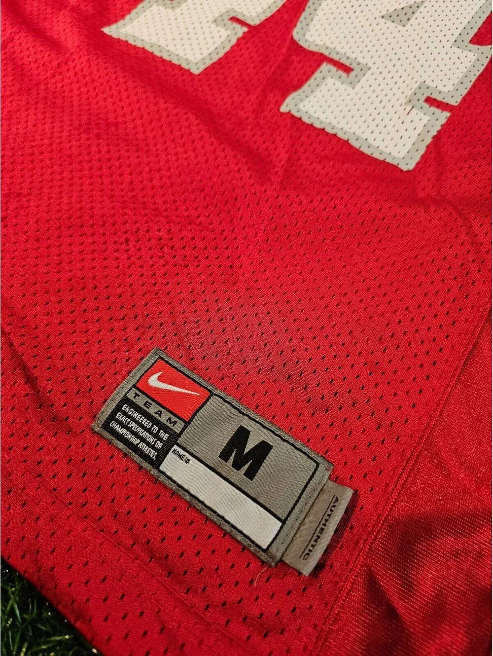 Rare UNM Brian Urlacher Nike Team Lobos #44 Red Football Jersey Medium